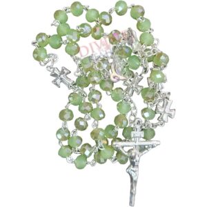 Crystal Light Green Rosary