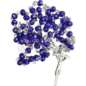 Dark Blue Crystal Rosary