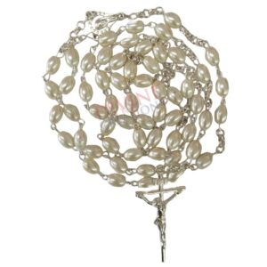 Oval Pearl Rosary